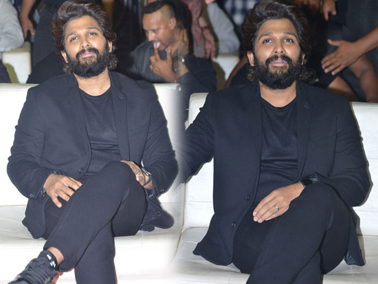 Allu Arjun At Ghani Movie Pre Release Event